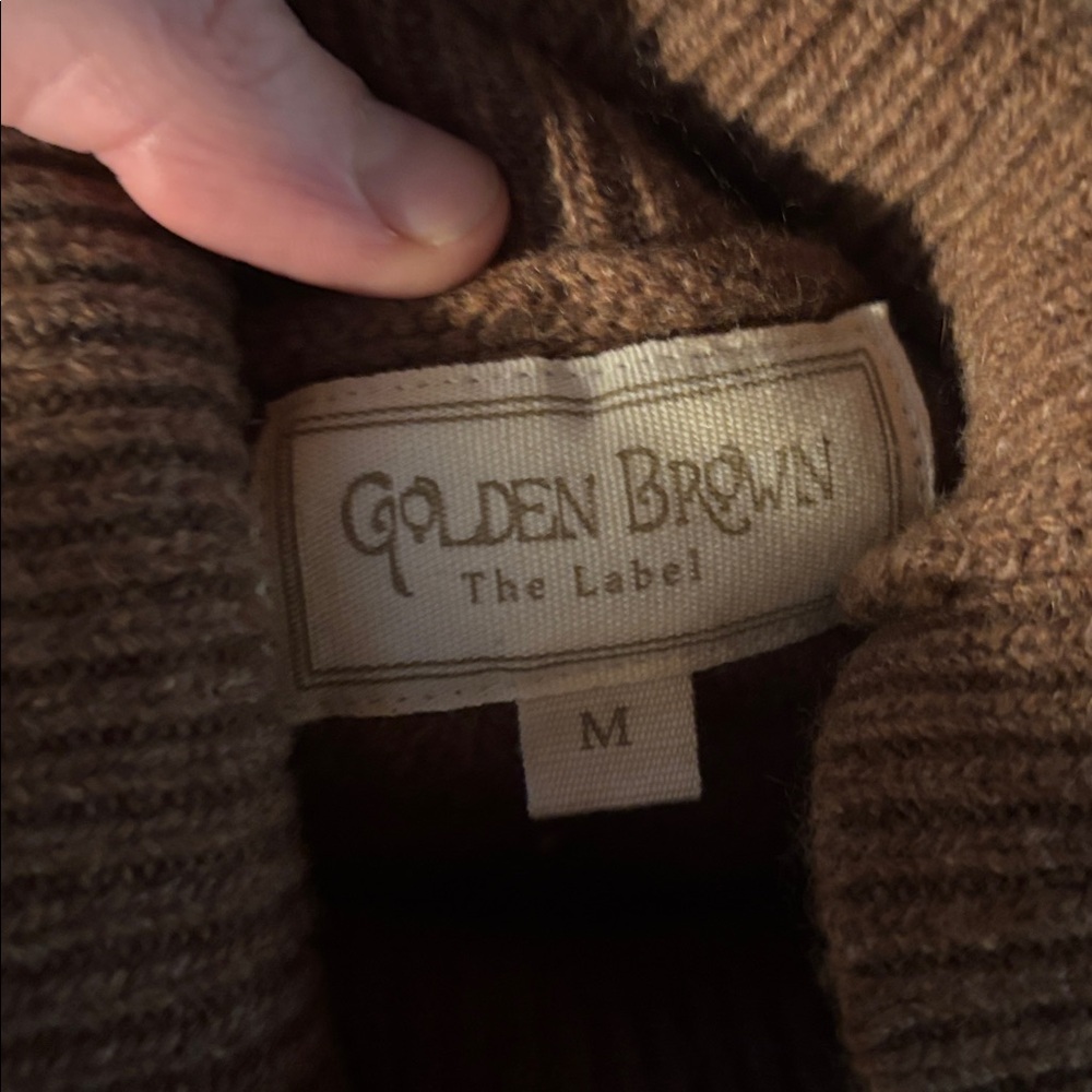 Golden brown the label sweater - Picture 4 of 5